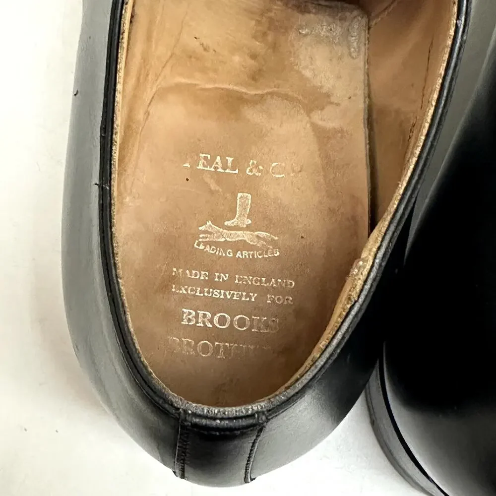 VGUC Crockett & Jones x Brooks Brothers Black Cap Toe Derby Last 324 US 13